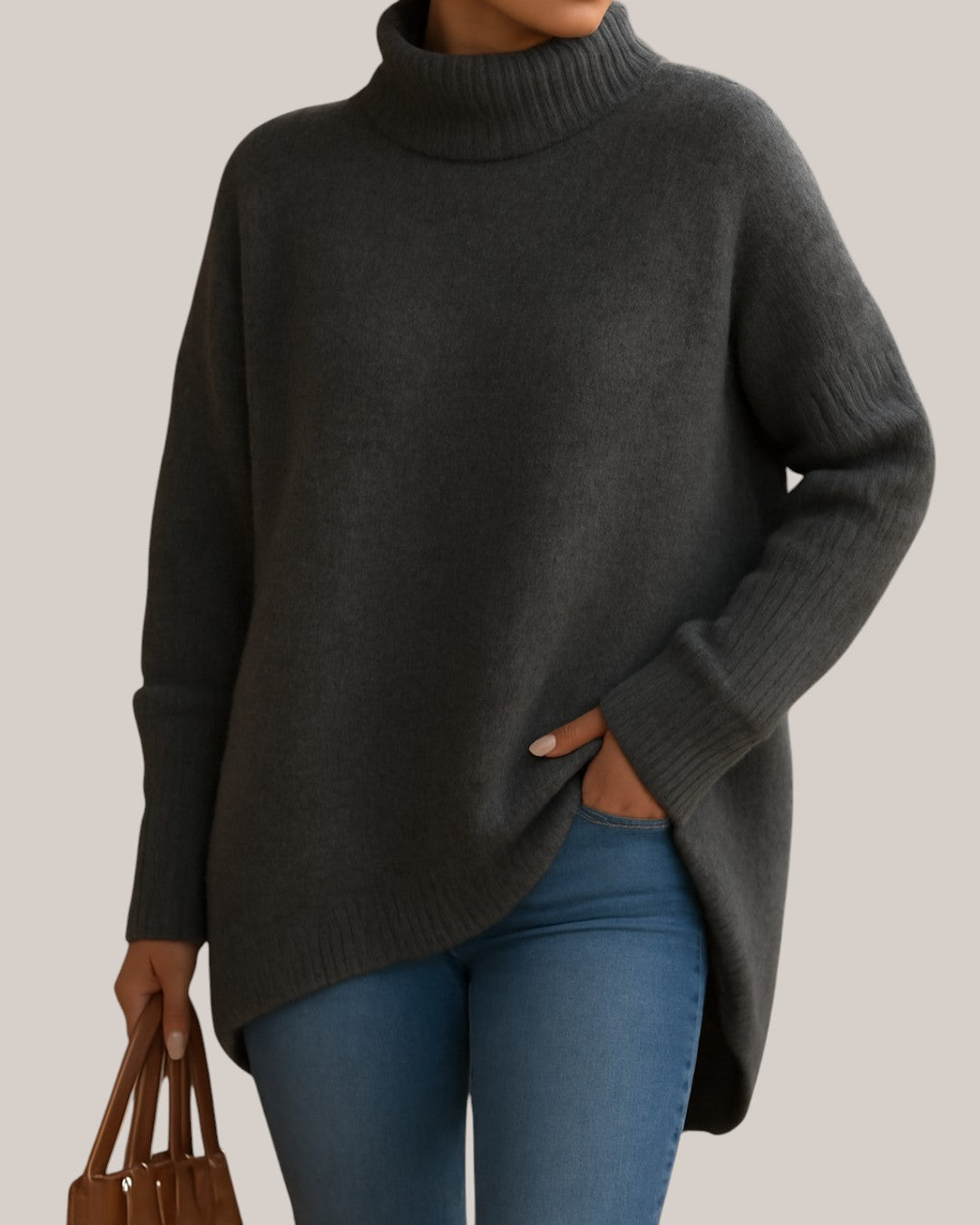 FENELLA | LONG TURTLENECK SWEATER