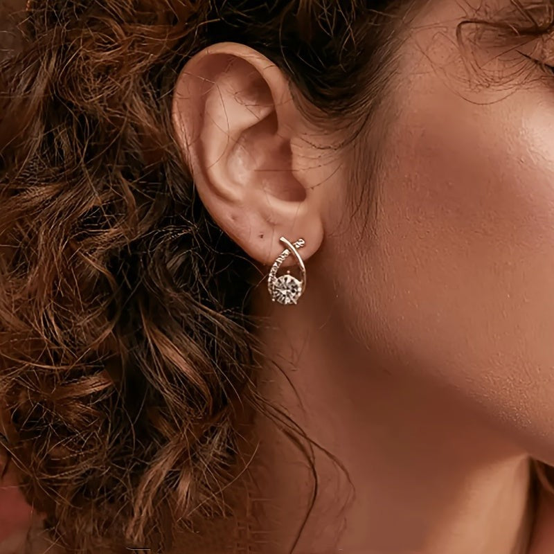 GOLD CROSS EARRINGS