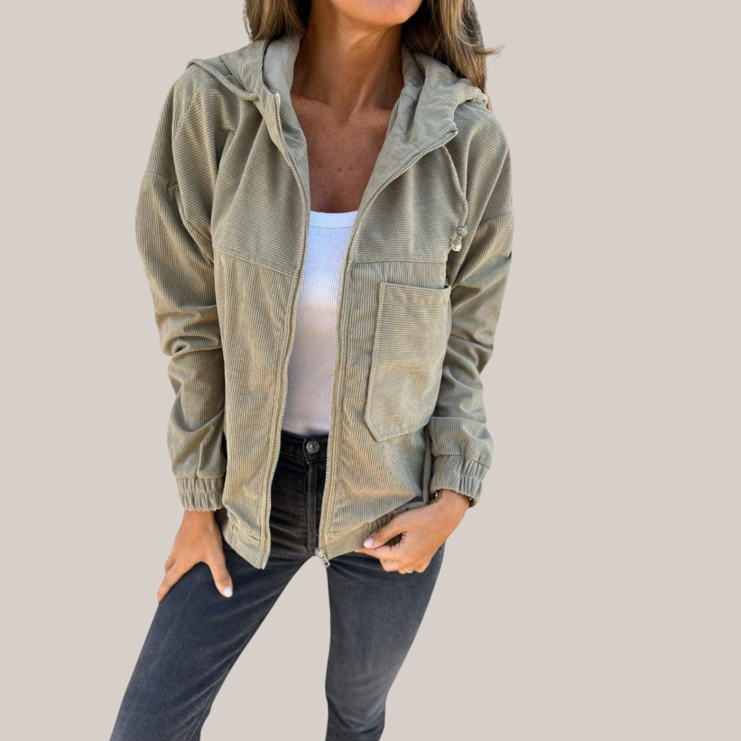 ELVIANA | HOODED ZIP JACKET