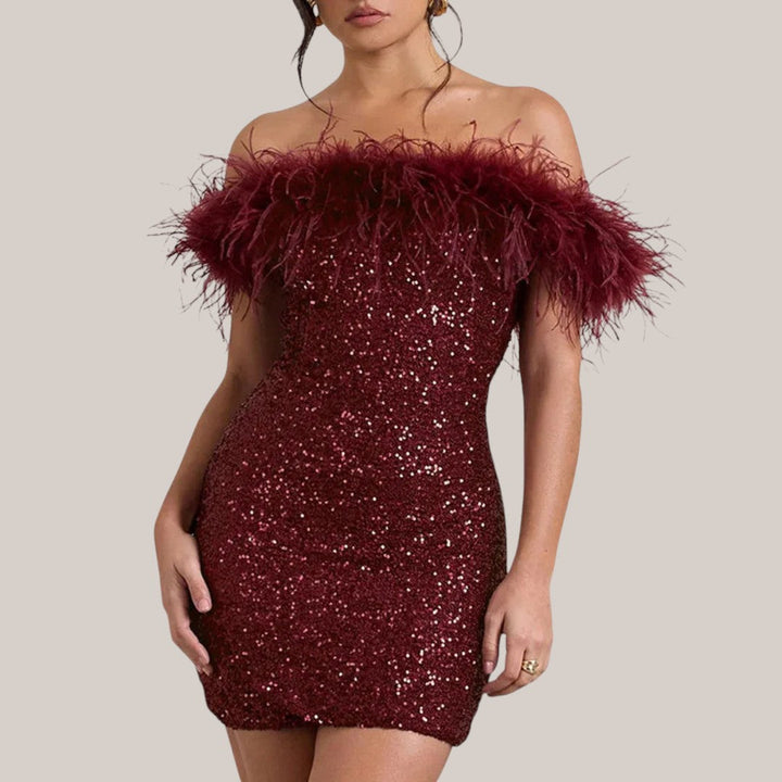 ADRIANA | OFF-SHOULDER DRESS