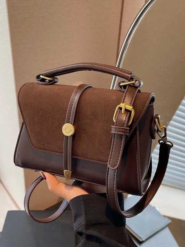 ALWINA | LEATHER SUEDE BAG