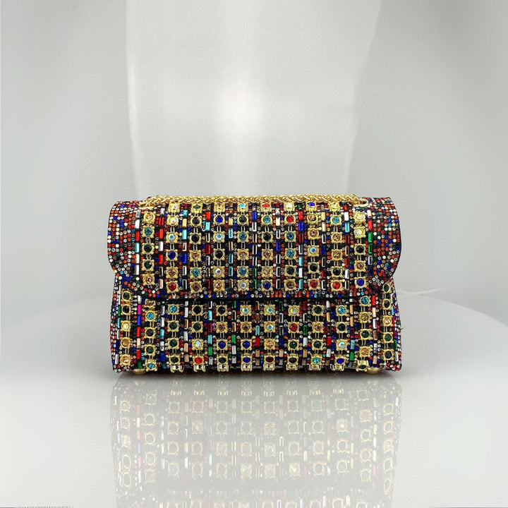 KLAUDIA | CHIC CHAIN DIAMOND SHOULDER BAG