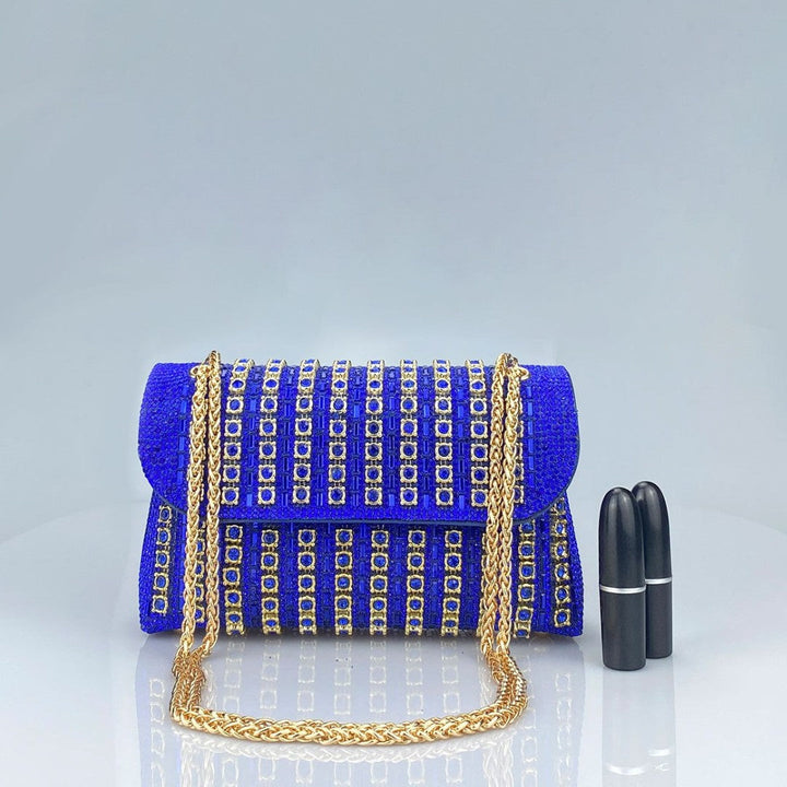 KLAUDIA | CHIC CHAIN DIAMOND SHOULDER BAG