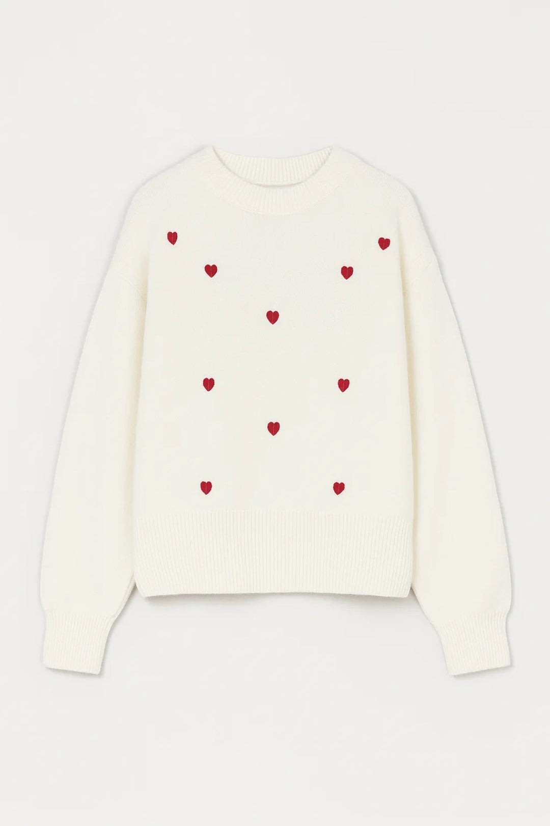 ROMILLY | HEART PATTERN SWEATER