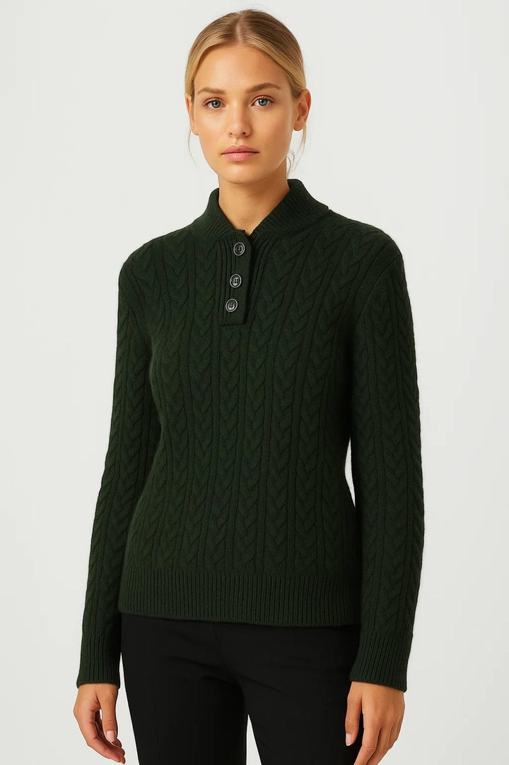 YSELLA | BUTTONED SWEATER