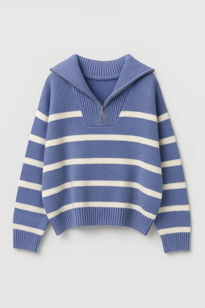 KAIRIS | STRIPED KNIT SWEATER