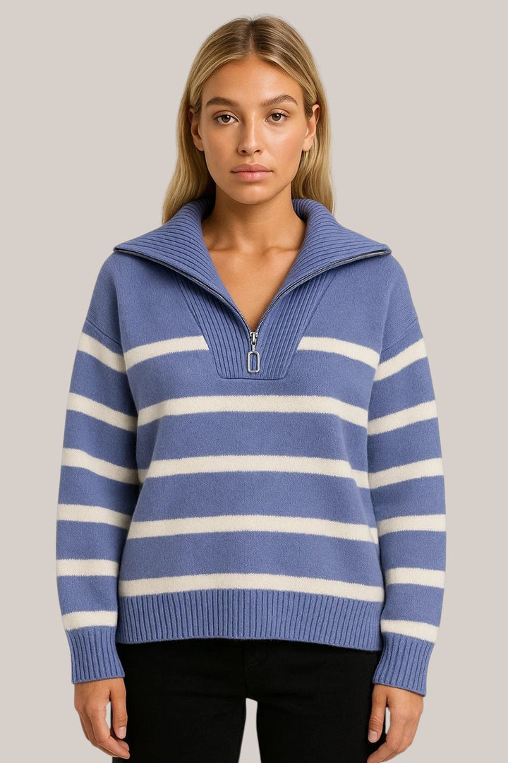 KAIRIS | STRIPED KNIT SWEATER