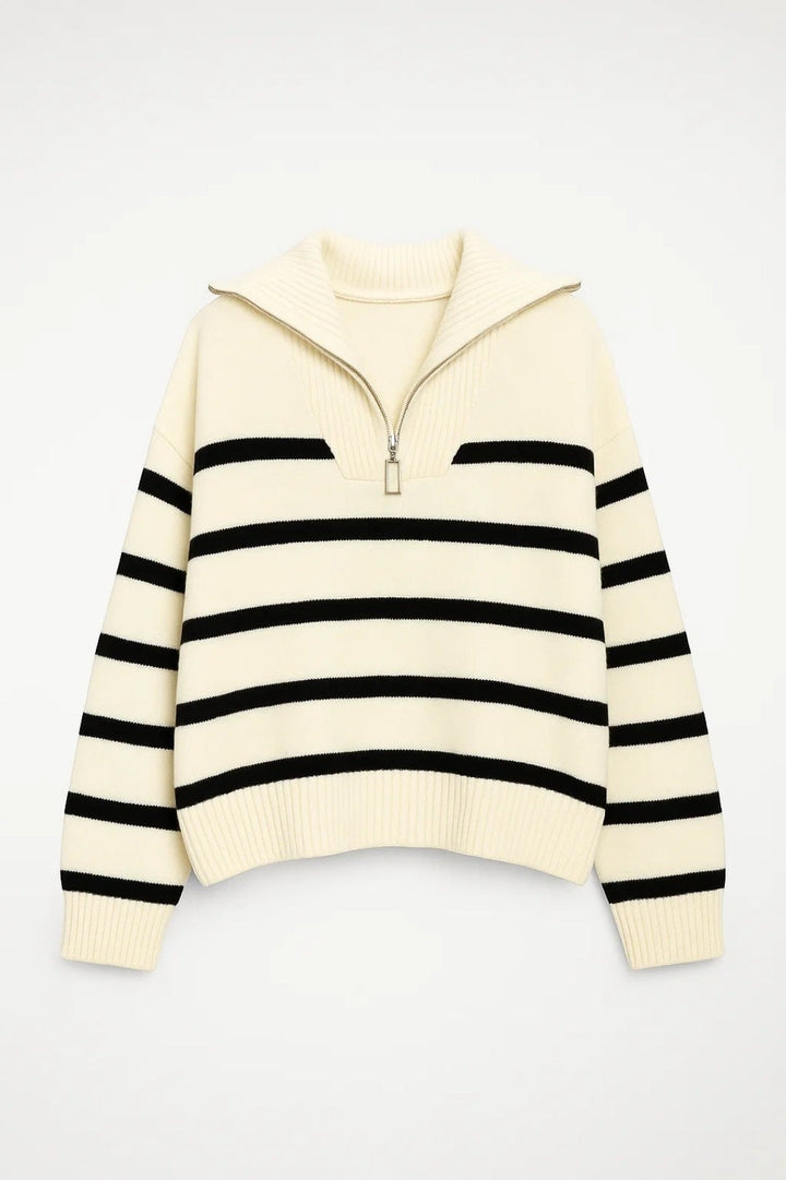 KAIRIS | STRIPED KNIT SWEATER