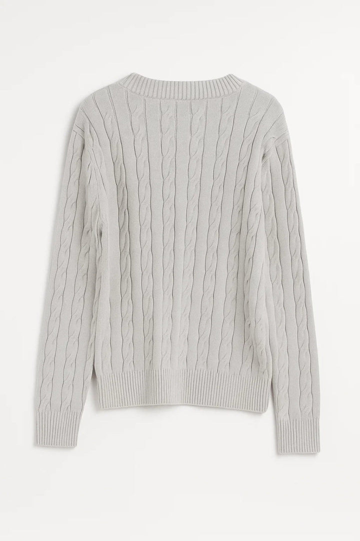 SUNNIVA | V-NECK KNIT SWEATER