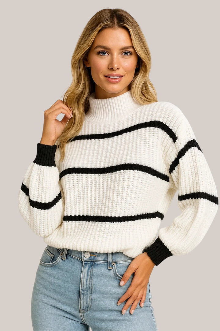 DEVINA | STRIPED  SWEATER