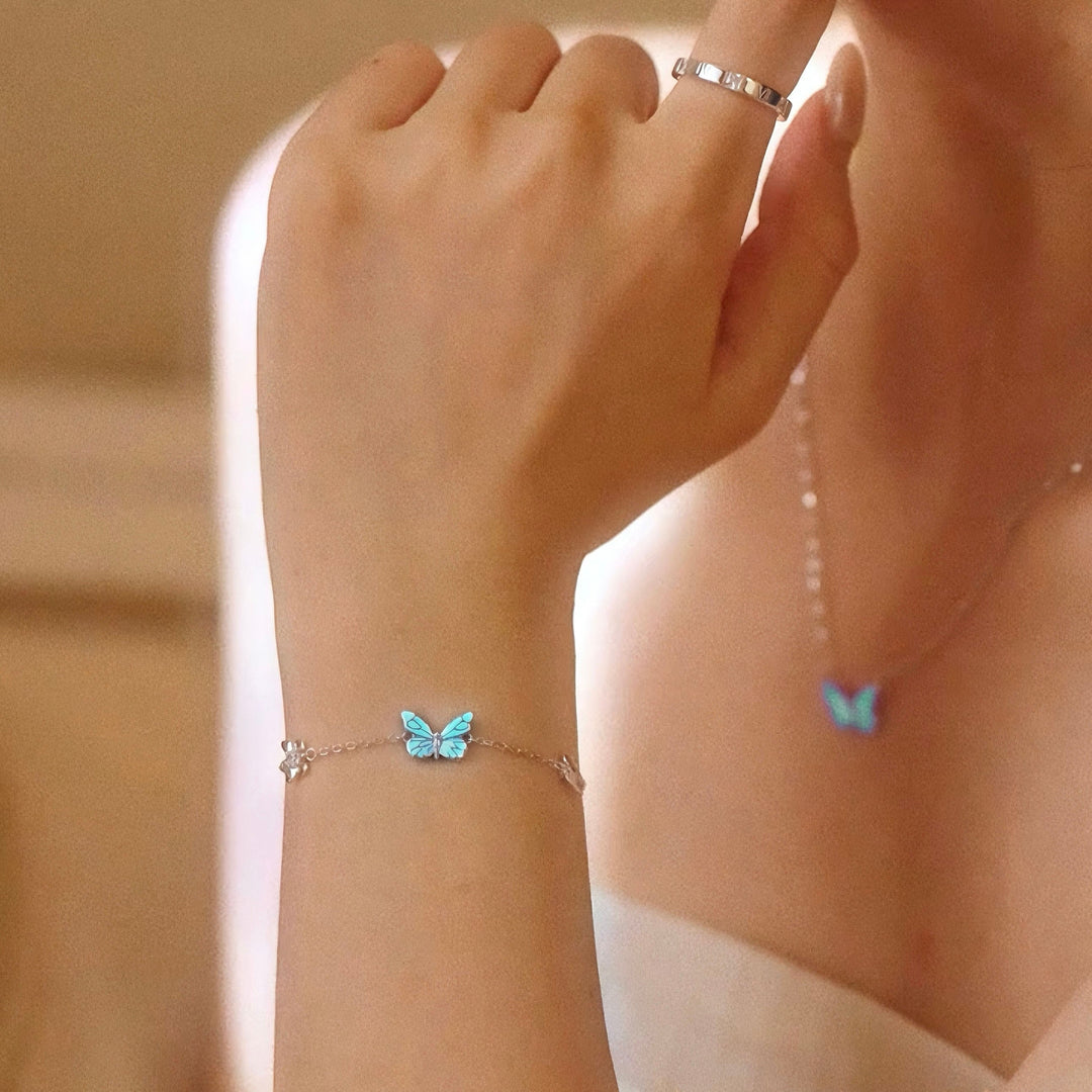 BLUE BUTTERFLY BRACELET