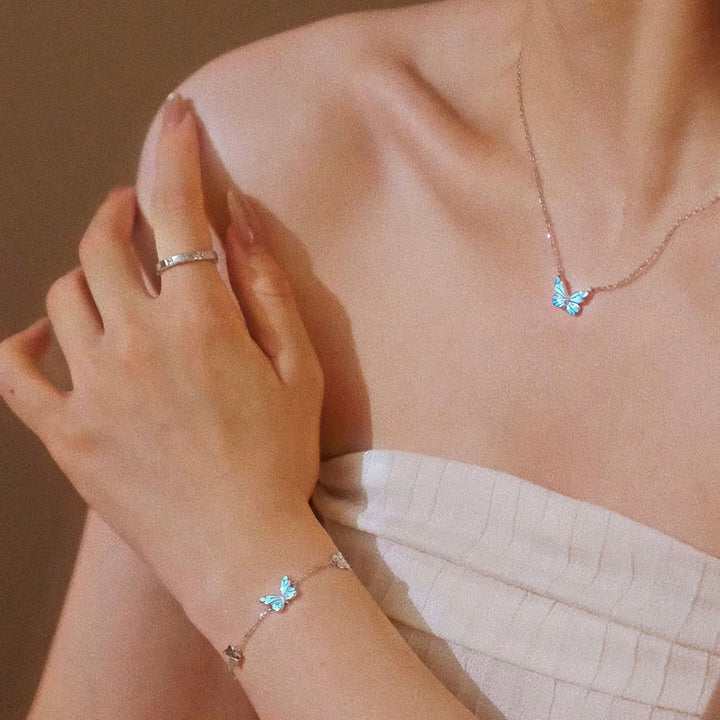 BLUE BUTTERFLY BRACELET