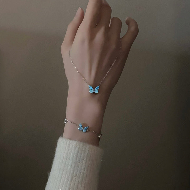 BLUE BUTTERFLY BRACELET