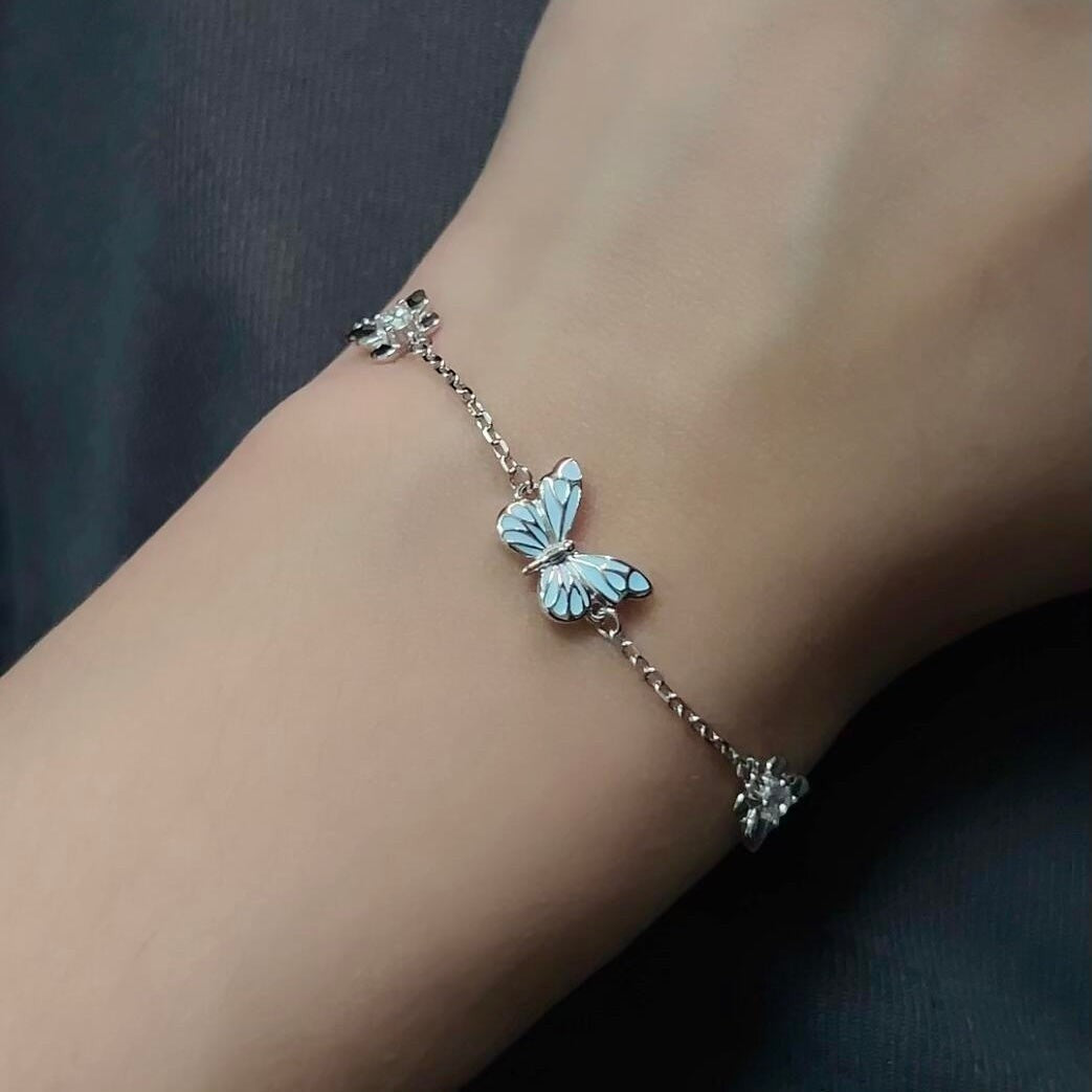 BLUE BUTTERFLY BRACELET