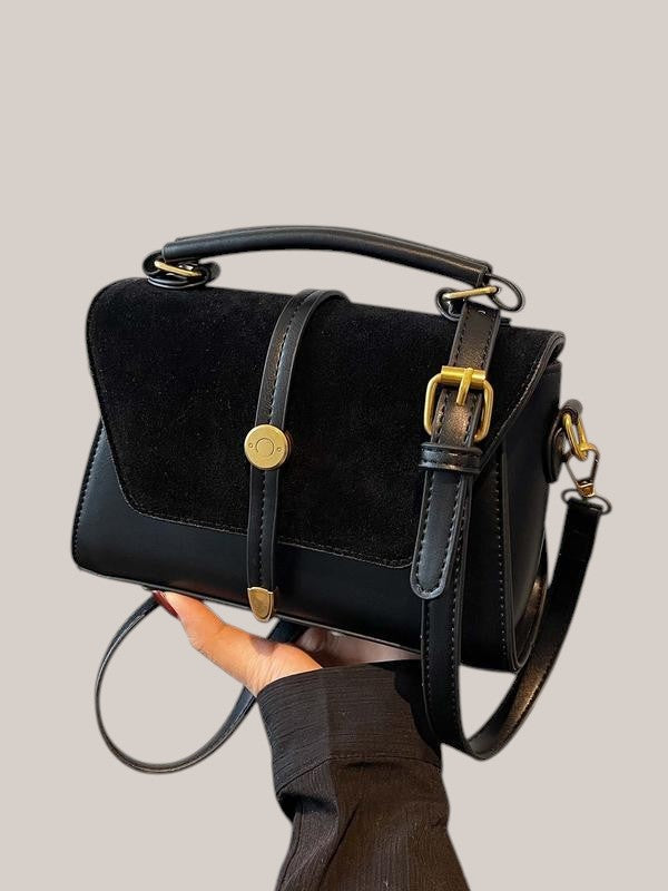 ALWINA | LEATHER SUEDE BAG