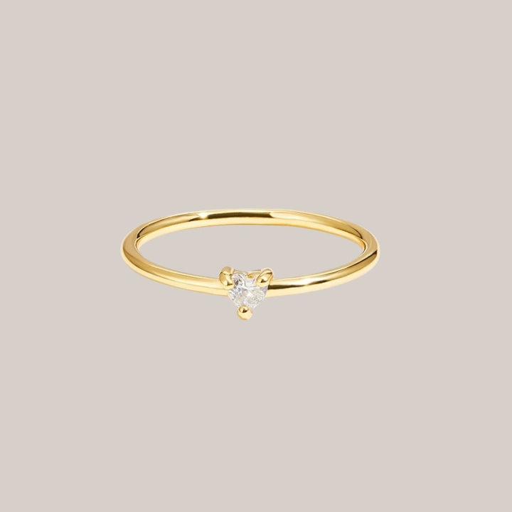 GOLD RING WITH SMOOTH SURFACE